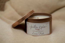 Load image into Gallery viewer, Linen Fresh Rose Gold Tin Candle