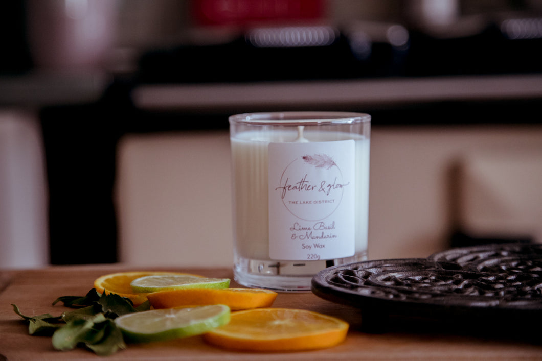 Lime Basil & Mandarin 30cl Candle