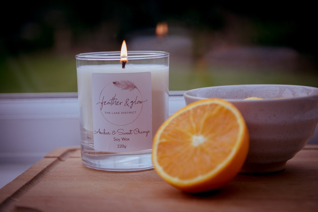 Amber & Sweet Orange 30cl Candle